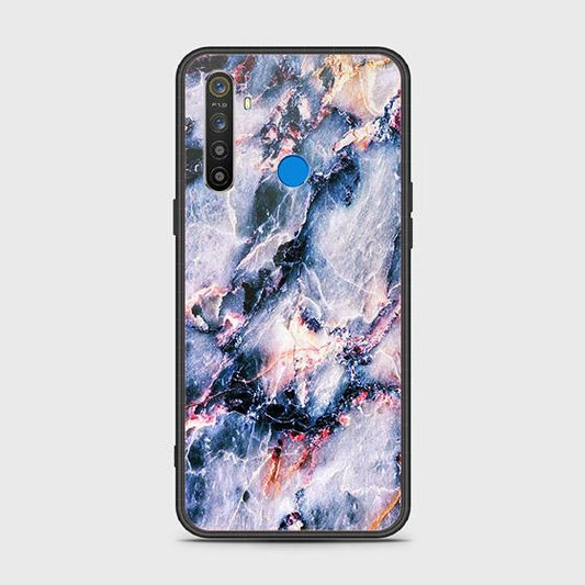 Realme 5s Cover - Colorful Marble Series - HQ Ultra Shine Premium Infinity Glass Soft Silicon Borders Case