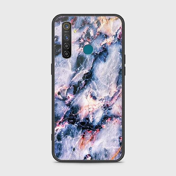 Realme 5 Pro Cover - Colorful Marble Series - HQ Ultra Shine Premium Infinity Glass Soft Silicon Borders Case