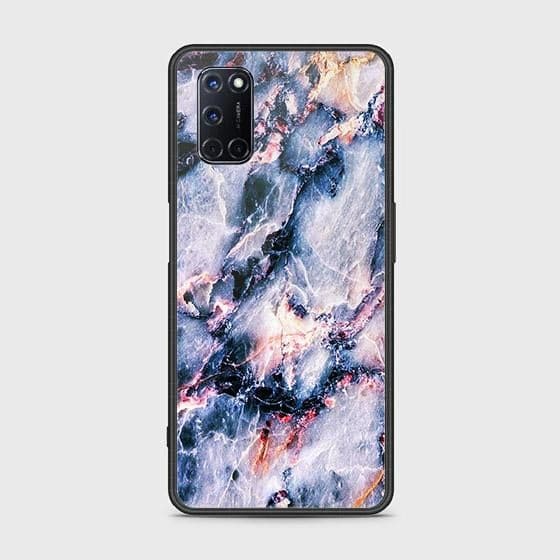 Oppo A52 Cover - Colorful Marble Series - HQ Ultra Shine Premium Infinity Glass Soft Silicon Borders Case