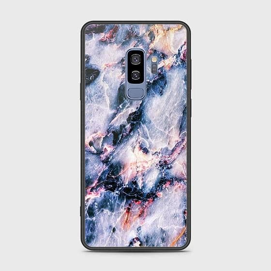 Samsung Galaxy S9 Plus Cover - Colorful Marble Series - HQ Ultra Shine Premium Infinity Glass Soft Silicon Borders Case