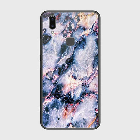 Vivo Y85 Cover - Colorful Marble Series - HQ Ultra Shine Premium Infinity Glass Soft Silicon Borders Case