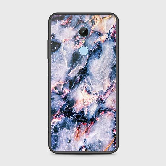 Xiaomi Redmi 5 Cover - Colorful Marble Series - HQ Ultra Shine Premium Infinity Glass Soft Silicon Borders Case