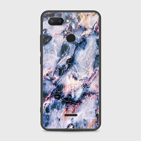 Xiaomi Redmi 6 Cover - Colorful Marble Series - HQ Ultra Shine Premium Infinity Glass Soft Silicon Borders Case