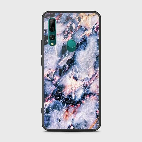 Huawei Y9 Prime 2019 Cover - Colorful Marble Series - HQ Ultra Shine Premium Infinity Glass Soft Silicon Borders Case