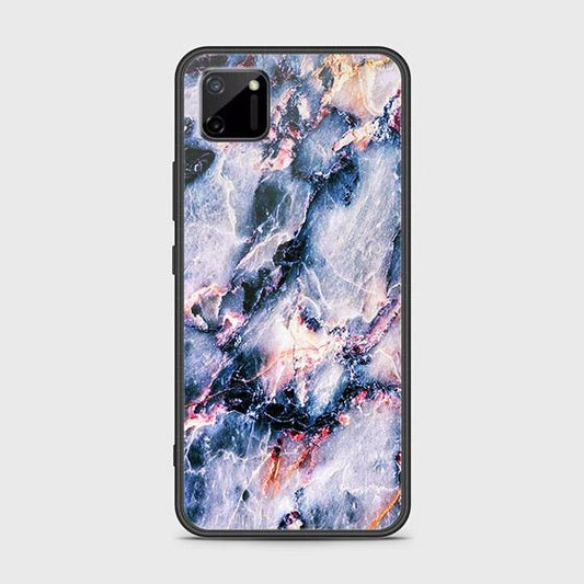 Realme C11 Cover - Colorful Marble Series - HQ Ultra Shine Premium Infinity Glass Soft Silicon Borders Case