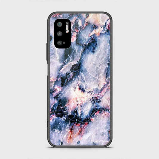 Xiaomi Redmi Note 10 5G Cover - Colorful Marble Series - HQ Ultra Shine Premium Infinity Glass Soft Silicon Borders Case