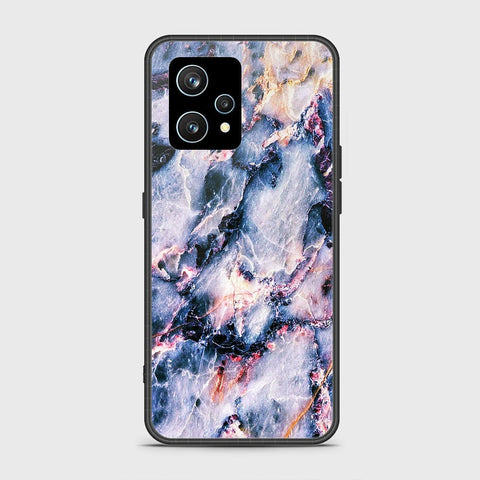 Realme 9 4G Cover- Colorful Marble Series - HQ Ultra Shine Premium Infinity Glass Soft Silicon Borders Case