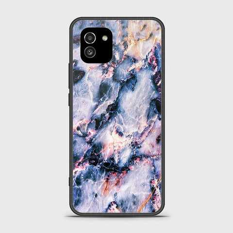 Samsung Galaxy A03 Cover- Colorful Marble Series - HQ Ultra Shine Premium Infinity Glass Soft Silicon Borders Case