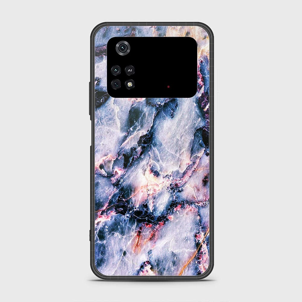 Xiaomi Poco M4 Pro 4G Cover- Colorful Marble Series - HQ Ultra Shine Premium Infinity Glass Soft Silicon Borders Case