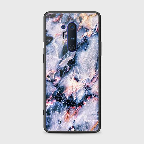 OnePlus 8 Pro Cover - Colorful Marble Series - HQ Ultra Shine Premium Infinity Glass Soft Silicon Borders Case