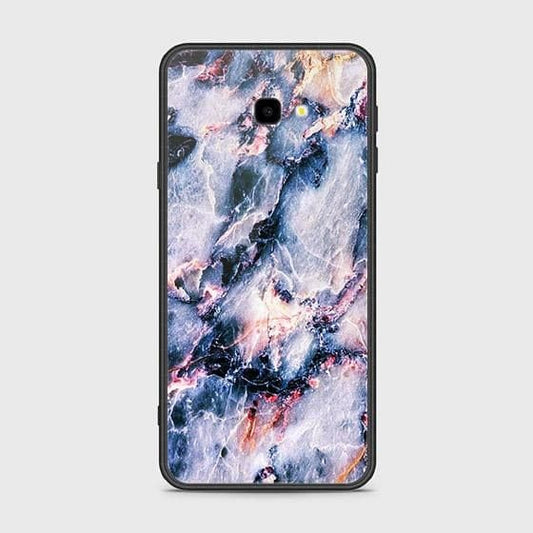 Samsung Galaxy J4 Plus Cover - Colorful Marble Series - HQ Ultra Shine Premium Infinity Glass Soft Silicon Borders Case