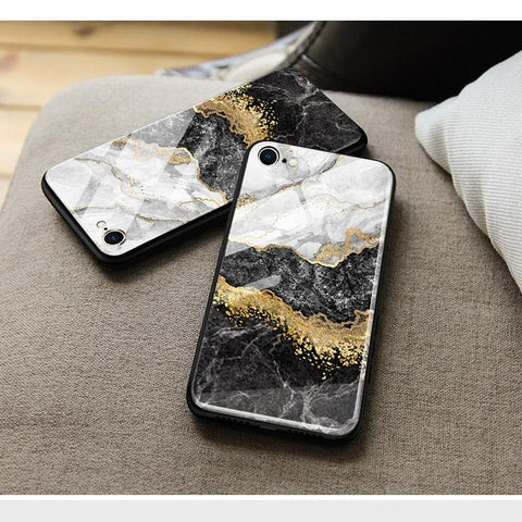 Huawei Y9 2018 Cover - Colorful Marble Series - HQ Ultra Shine Premium Infinity Glass Soft Silicon Borders Case