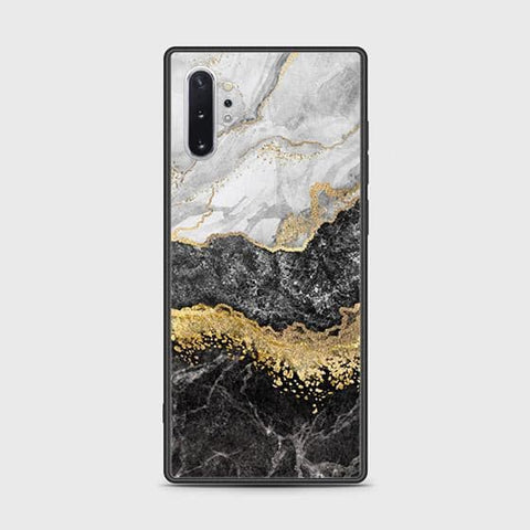 Samsung Galaxy Note 10 Plus Cover - Colorful Marble Series - HQ Ultra Shine Premium Infinity Glass Soft Silicon Borders Case