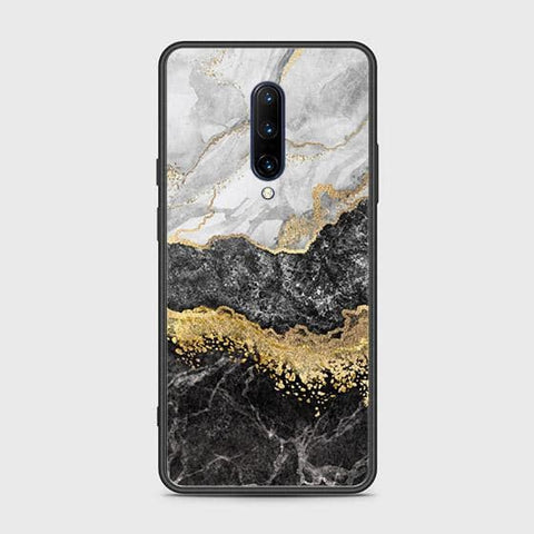 OnePlus 7 Pro Cover - Colorful Marble Series - HQ Ultra Shine Premium Infinity Glass Soft Silicon Borders Case