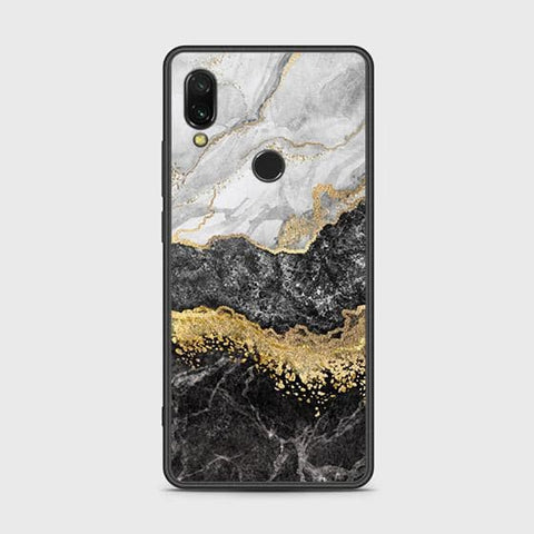 Xiaomi Redmi 7 Cover - Colorful Marble Series - HQ Ultra Shine Premium Infinity Glass Soft Silicon Borders Case