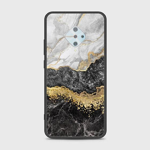 Vivo Y51 Cover - Colorful Marble Series - HQ Ultra Shine Premium Infinity Glass Soft Silicon Borders Case