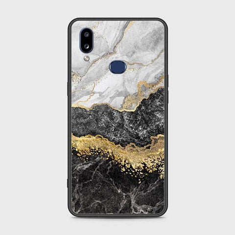 Samsung Galaxy A10s Cover - Colorful Marble Series - HQ Ultra Shine Premium Infinity Glass Soft Silicon Borders Case