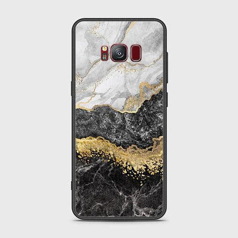 Samsung Galaxy S8 Plus Cover - Colorful Marble Series - HQ Ultra Shine Premium Infinity Glass Soft Silicon Borders Case