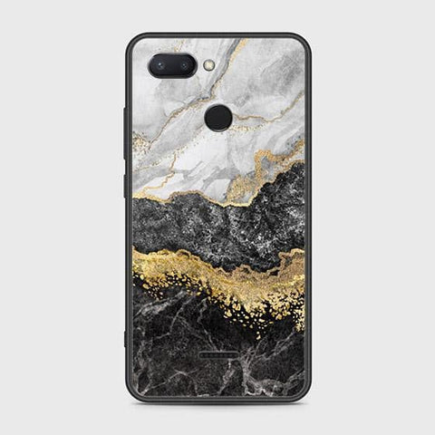 Xiaomi Redmi 6 Cover - Colorful Marble Series - HQ Ultra Shine Premium Infinity Glass Soft Silicon Borders Case