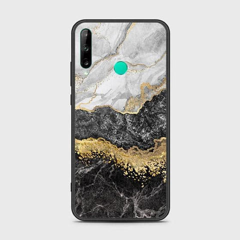 Huawei P40 lite E Cover - Colorful Marble Series - HQ Ultra Shine Premium Infinity Glass Soft Silicon Borders Case