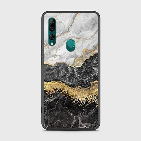 Huawei Y9 Prime 2019 Cover - Colorful Marble Series - HQ Ultra Shine Premium Infinity Glass Soft Silicon Borders Case