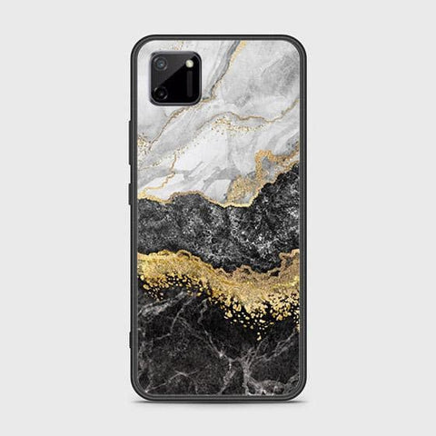 Realme C11 Cover - Colorful Marble Series - HQ Ultra Shine Premium Infinity Glass Soft Silicon Borders Case