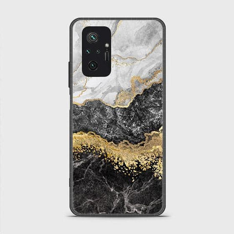 Xiaomi Redmi Note 10 Pro Max Cover - Colorful Marble Series - HQ Ultra Shine Premium Infinity Glass Soft Silicon Borders Case