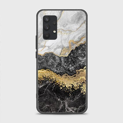 Samsung Galaxy A32 4G Cover - Colorful Marble Series - HQ Ultra Shine Premium Infinity Glass Soft Silicon Borders Case