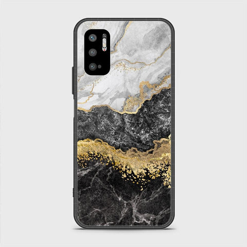 Xiaomi Redmi Note 10 5G Cover - Colorful Marble Series - HQ Ultra Shine Premium Infinity Glass Soft Silicon Borders Case