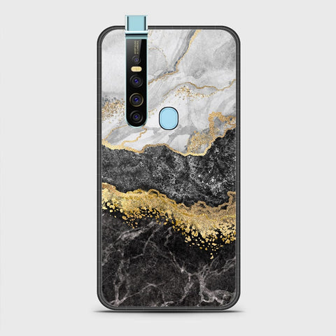 Tecno Camon 15 Pro Cover- Colorful Marble Series - HQ Ultra Shine Premium Infinity Glass Soft Silicon Borders Case