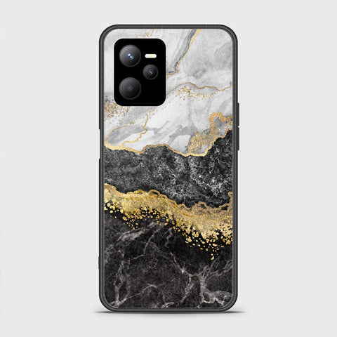 Realme V25 Cover- Colorful Marble Series - HQ Ultra Shine Premium Infinity Glass Soft Silicon Borders Case