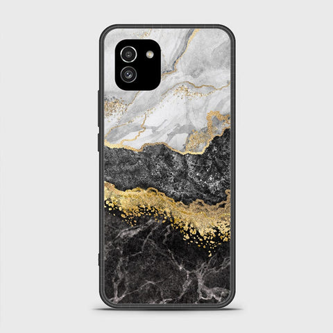 Samsung Galaxy A03 Cover- Colorful Marble Series - HQ Ultra Shine Premium Infinity Glass Soft Silicon Borders Case