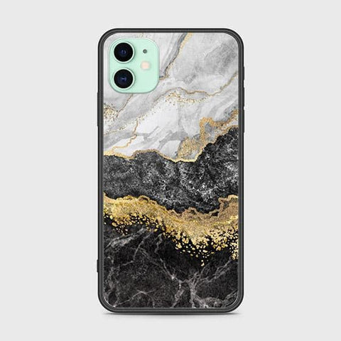 iPhone 11 Cover - Colorful Marble Series - HQ Ultra Shine Premium Infinity Glass Soft Silicon Borders Case