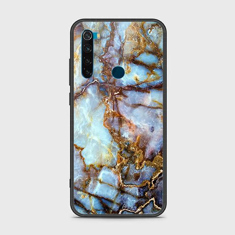 Xiaomi Redmi Note 8 Cover - Colorful Marble Series - HQ Ultra Shine Premium Infinity Glass Soft Silicon Borders Case