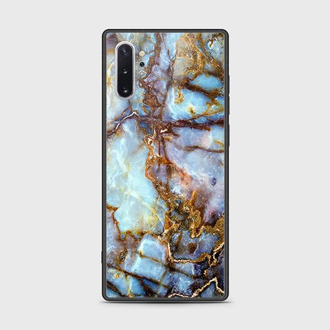 Samsung Galaxy Note 10 Plus Cover - Colorful Marble Series - HQ Ultra Shine Premium Infinity Glass Soft Silicon Borders Case