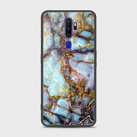 Oppo A5 2020 Cover - Colorful Marble Series - HQ Ultra Shine Premium Infinity Glass Soft Silicon Borders Case