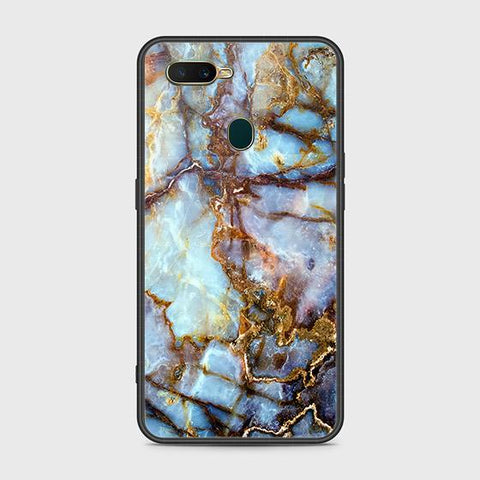 Oppo A12 Cover - Colorful Marble Series - HQ Ultra Shine Premium Infinity Glass Soft Silicon Borders Case