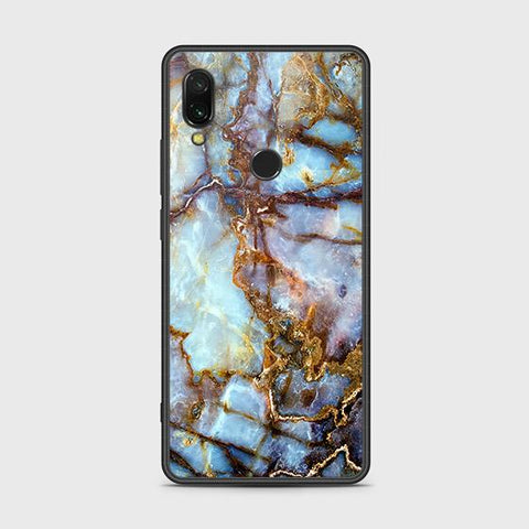 Xiaomi Redmi 7 Cover - Colorful Marble Series - HQ Ultra Shine Premium Infinity Glass Soft Silicon Borders Case