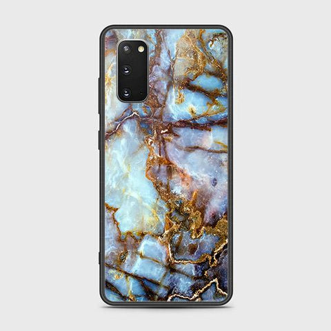 Samsung Galaxy S20 Plus Cover - Colorful Marble Series - HQ Ultra Shine Premium Infinity Glass Soft Silicon Borders Case