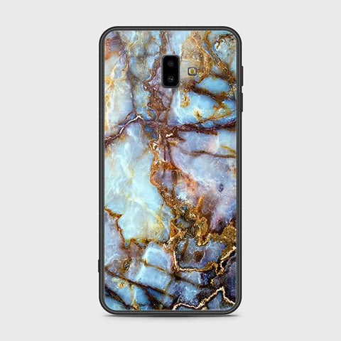 Samsung Galaxy J6 Plus 2018 Cover - Colorful Marble Series - HQ Ultra Shine Premium Infinity Glass Soft Silicon Borders Case