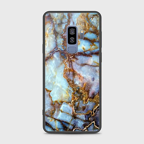 Samsung Galaxy S9 Plus Cover - Colorful Marble Series - HQ Ultra Shine Premium Infinity Glass Soft Silicon Borders Case