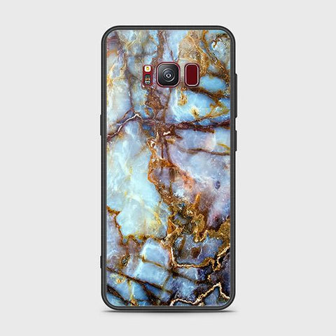 Samsung Galaxy S8 Plus Cover - Colorful Marble Series - HQ Ultra Shine Premium Infinity Glass Soft Silicon Borders Case