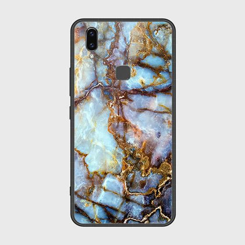 Vivo Y85 Cover - Colorful Marble Series - HQ Ultra Shine Premium Infinity Glass Soft Silicon Borders Case