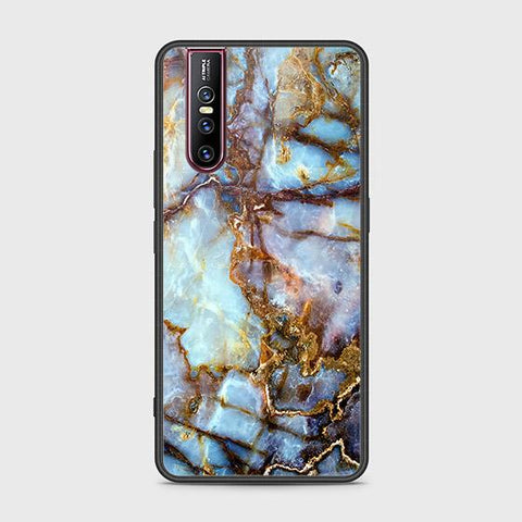 Vivo V15 Pro Cover - Colorful Marble Series - HQ Ultra Shine Premium Infinity Glass Soft Silicon Borders Case