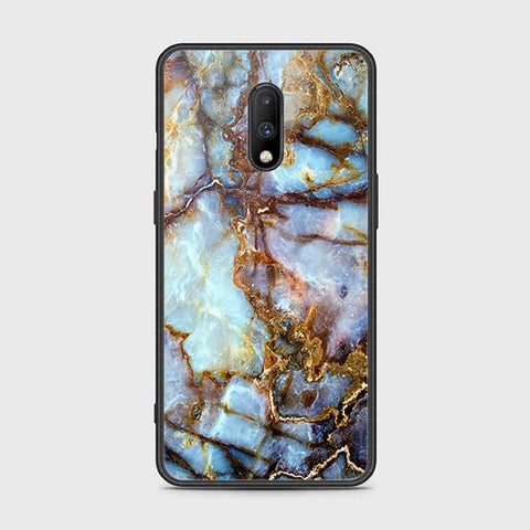 OnePlus 7 Cover - Colorful Marble Series - HQ Ultra Shine Premium Infinity Glass Soft Silicon Borders Case