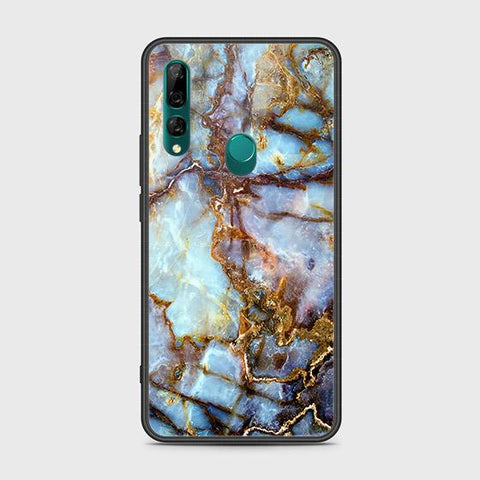 Huawei Y9 Prime 2019 Cover - Colorful Marble Series - HQ Ultra Shine Premium Infinity Glass Soft Silicon Borders Case