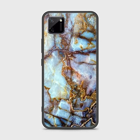 Realme C11 Cover - Colorful Marble Series - HQ Ultra Shine Premium Infinity Glass Soft Silicon Borders Case