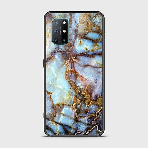 OnePlus 8T Cover - Colorful Marble Series - HQ Ultra Shine Premium Infinity Glass Soft Silicon Borders Case