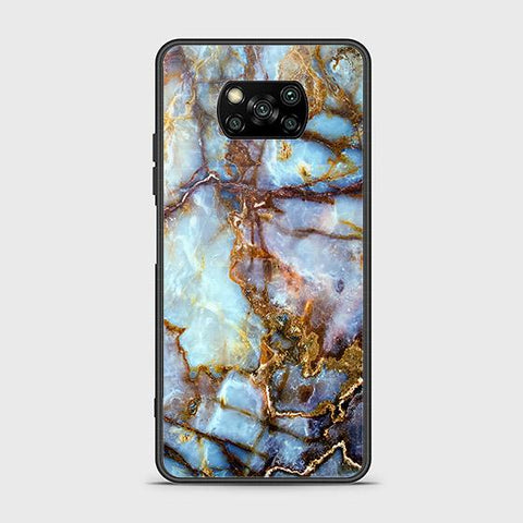 Xiaomi Poco X3 Pro Cover - Colorful Marble Series - HQ Ultra Shine Premium Infinity Glass Soft Silicon Borders Case