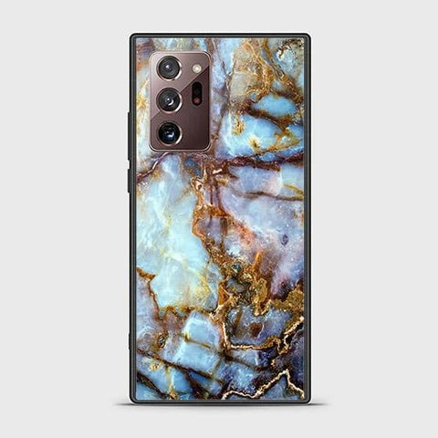 Samsung Galaxy Note 20 Ultra Cover - Colorful Marble Series - HQ Ultra Shine Premium Infinity Glass Soft Silicon Borders Case